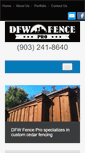 Mobile Screenshot of dfwfencepro.com